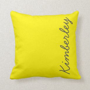 bright yellow pillows