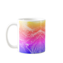 Bright Yellow Orange Pink Purple Coffee Mug