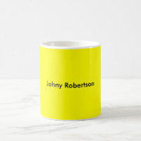 Bright Yellow Plain Elegant Professional Modern