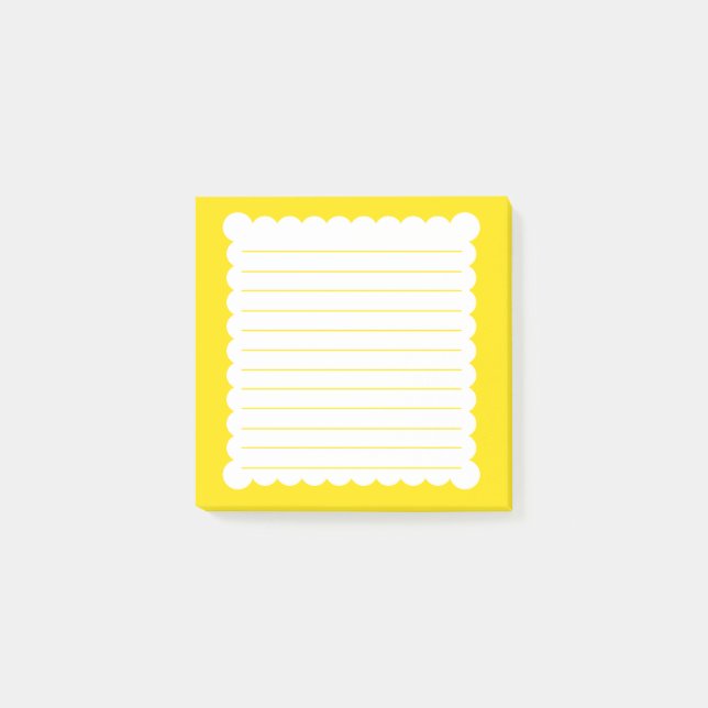 Bright Yellow Post-it® Notes (Front)