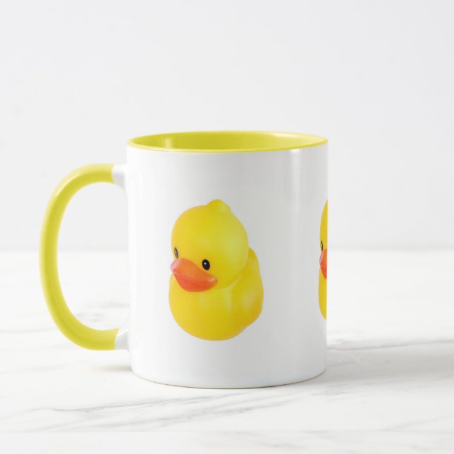 Bright Yellow Rubber Duck Mug (Left)
