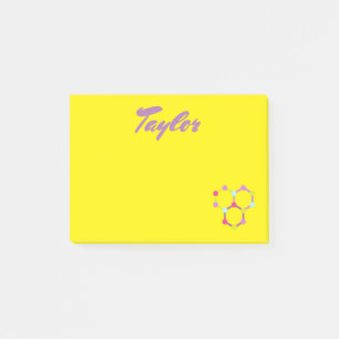 Bright Yellow Science Post-it Notes