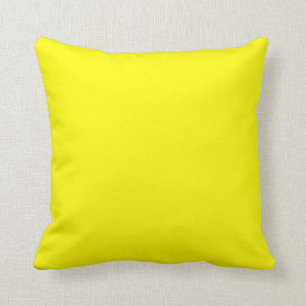 Bright yellow (solid color)  cushion