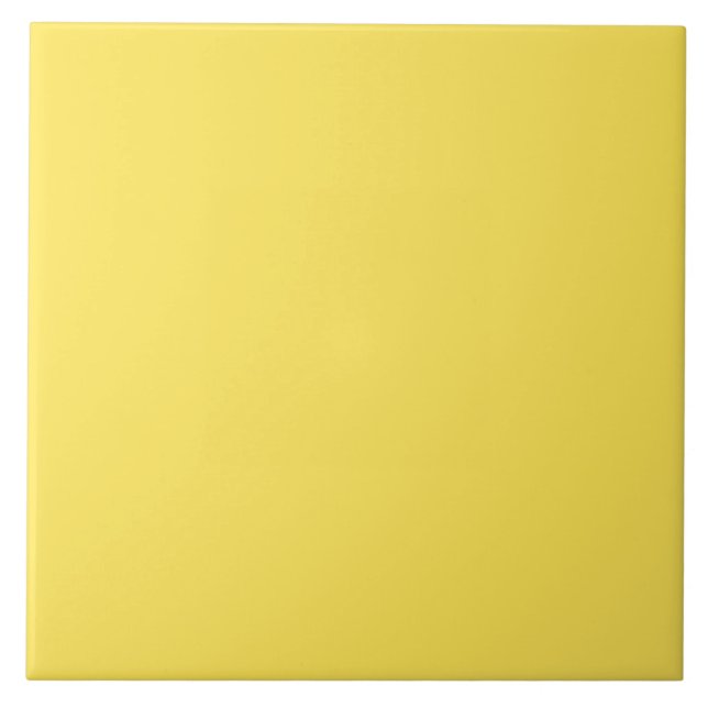 Bright  Yellow Solid Colour Tile (Front)
