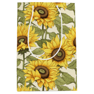 Bright Yellow Sunflower Gift Bag