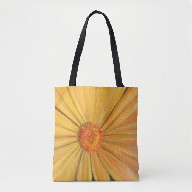 Bright Yellow Sunflower Tote Bag (Front)