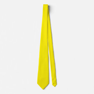 Bright yellow tie