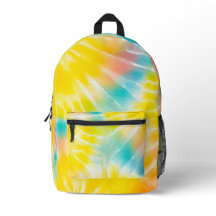 Bright Yellow Tie Dye Pattern
