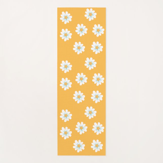 bright yellow yoga mat (Front)