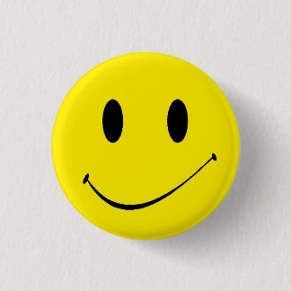 Brighten Your Day ~ Vintage Retro Face 3 Cm Round Badge