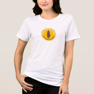Brighter Blossoms Vintage Floral Logo Women's T-Sh Tri-Blend Shirt