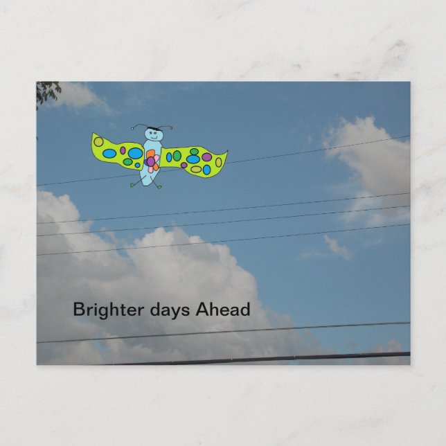 Brighter days ahead postcard (Front)