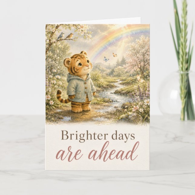 Brighter Days Are Ahead Get Well Card (Front)
