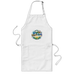 Brighter Futures Ahead – Inspirational Typography Long Apron