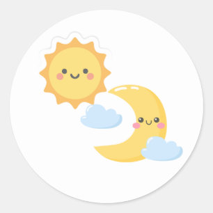 Brighter Together - Sun & Moon sticker