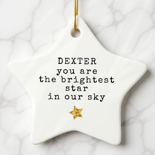 Brightest Star Pet Memorial Ceramic Tree Decoration