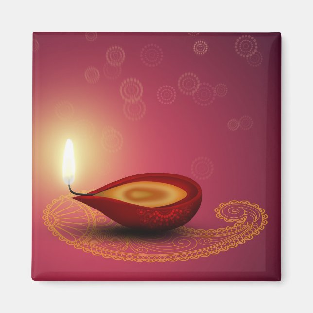 Brightful Diwali - Magnet (Front)