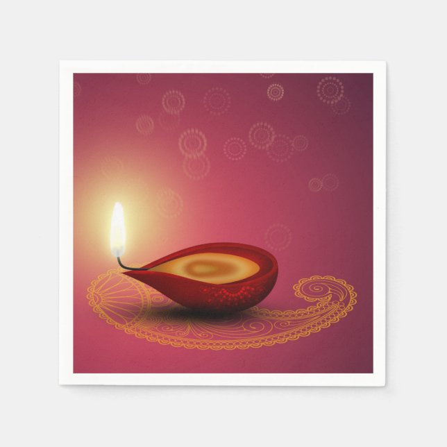 Brightful Diwali - Paper Napkin (Front)