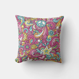 BrightHippie Pattern Throw Pillow