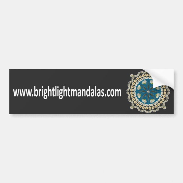 Brightlight Mandalas Bumper Sticker (Front)