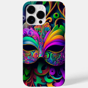 BRIGHTLY COLORED BEAUTIFUL MARDI GRAS MASK Case-Mate iPhone 14 PRO MAX CASE