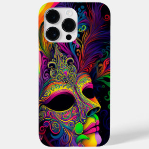 BRIGHTLY COLORED BEAUTIFUL MARDI GRAS MASK Case-Mate iPhone 14 PRO MAX CASE