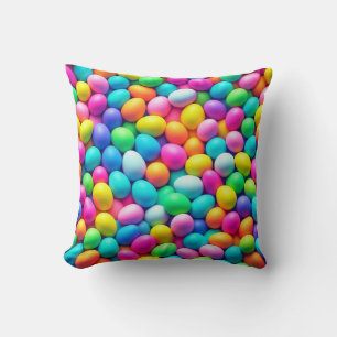 Brightly colored Easter Egg/Spring Cushion
