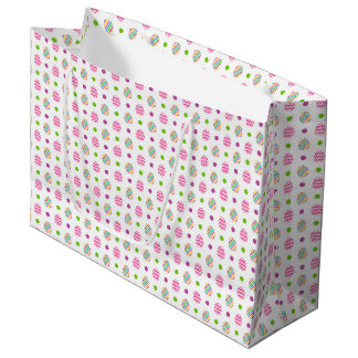 BRIGHTLY COLORED EASTER EGGS LARGE GIFT BAG