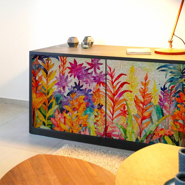 Brightly Colored Foliage Decoupage Tissue Paper (Creator Uploaded)