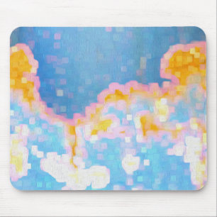 Brightly Coloured Abstract Pattern Mouse Mat