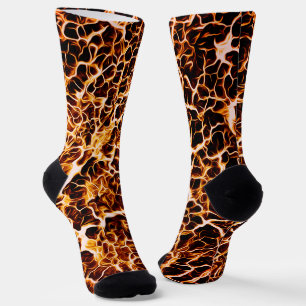 Brightly Coloured Colourful Abstract Pattern Socks
