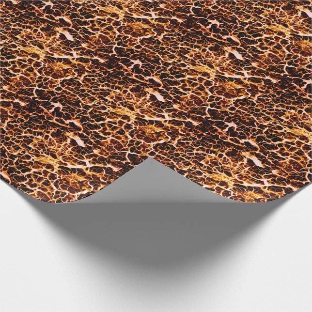 Brightly Coloured Colourful Abstract Pattern Wrapping Paper (Corner)