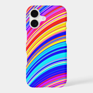 Brightly Coloured Crazy Colourful Abstract Pattern