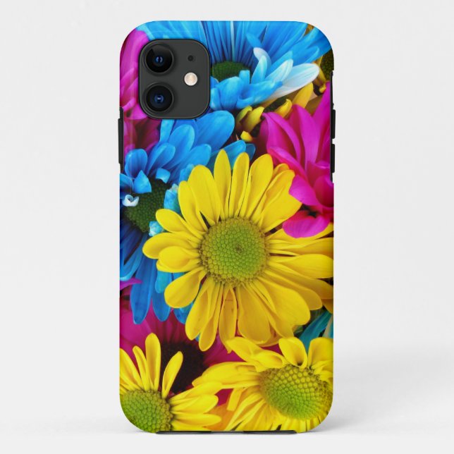 Brightly Coloured Daisies Case-Mate iPhone Case (Back)