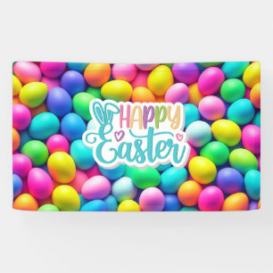Brightly coloured Easter Egg/Spring Banner