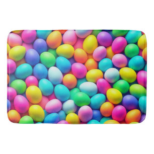 Brightly coloured Easter Egg/Spring  Bath Mat