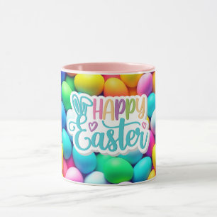 Brightly coloured Easter Egg/Spring Mug