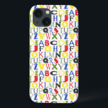 Brightly Coloured Letters by Megan Meagher iPhone 13 Case<br><div class="desc">Trying to teach your kids their abc's? Know a school that could use a little educational art in their classrooms? Then purchase this print of brightly coloured letters by Megan Meagher!</div>