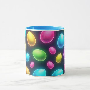 Brightly coloured/neon Easter Egg/Spring Mug