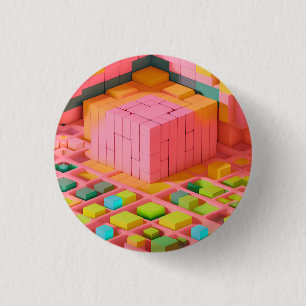 Brightly Coloured Sweetness 3 Cm Round Badge