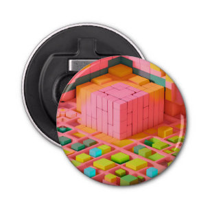 Brightly Coloured Sweetness Bottle Opener