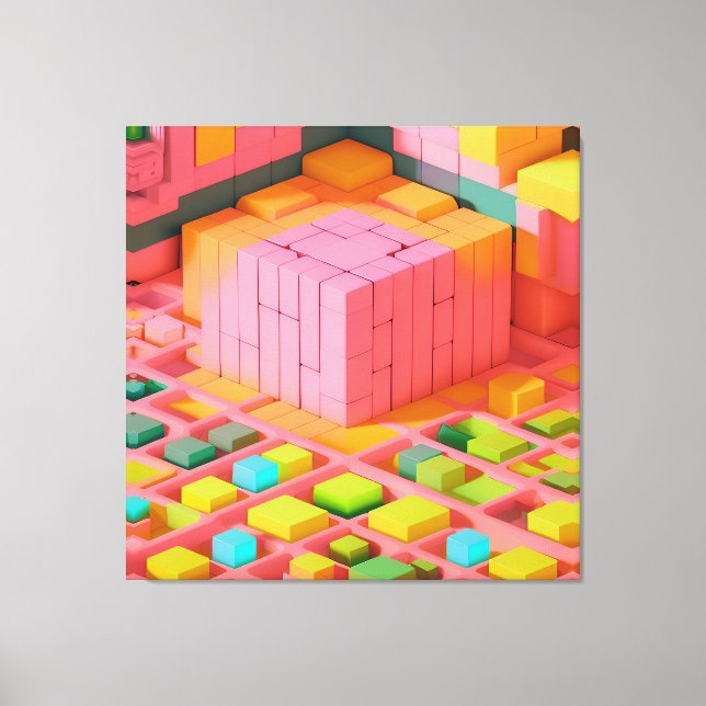 Brightly Coloured Sweetness Canvas Print (Front)