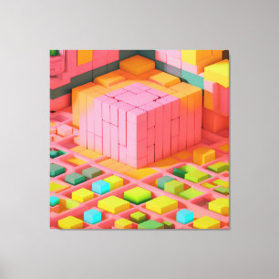 Brightly Coloured Sweetness Canvas Print