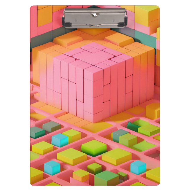 Brightly Coloured Sweetness Clipboard (Front)