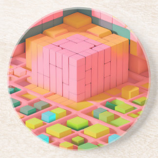 Brightly Coloured Sweetness Coaster