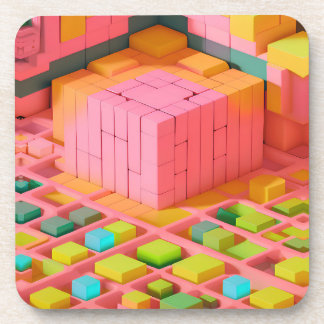 Brightly Coloured Sweetness Coaster