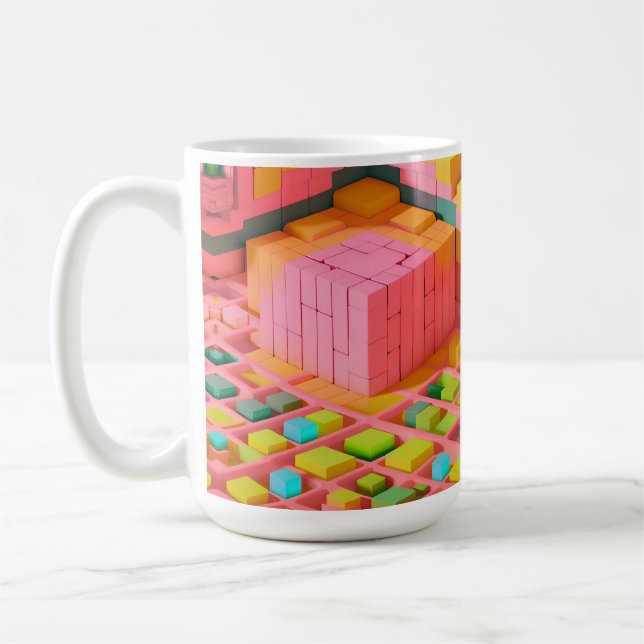 Brightly Coloured Sweetness Coffee Mug (Left)