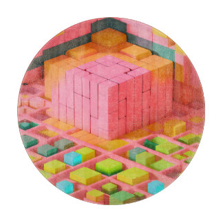Brightly Coloured Sweetness Cutting Board