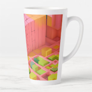 Brightly Coloured Sweetness Latte Mug