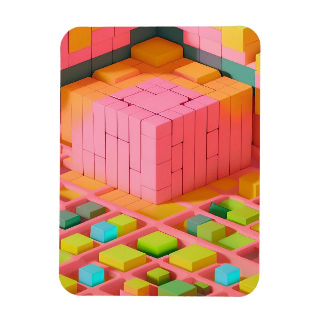 Brightly Coloured Sweetness Magnet (Vertical)